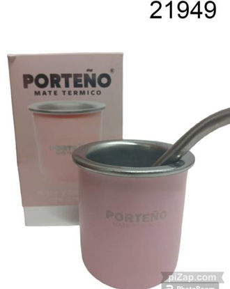 Imagen de MATE TERMICO PORTEÑO ACERO INOX. 8.24